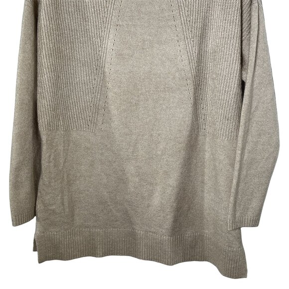Calvin Klein Beige Knit Sweater Medium Crewneck Pullover - Picture 11 of 12